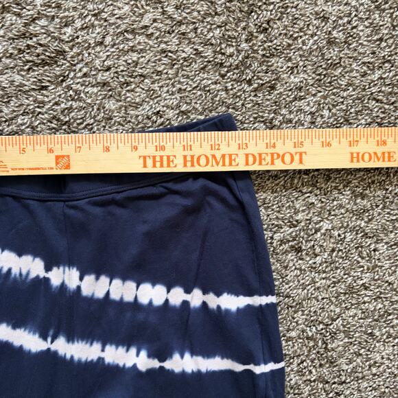 The Upside Revolve Tie Dye Long John Pants Small/6 Indigo Loungewear Comfort NWT - Picture 6 of 11